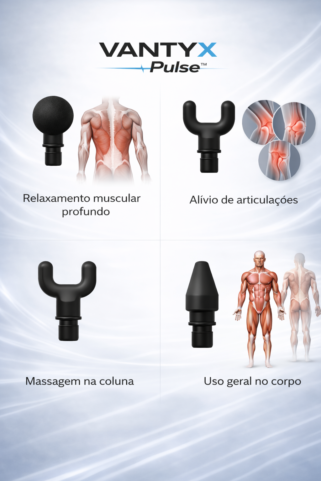 Vantyx Pulse™ – Massageador Muscular