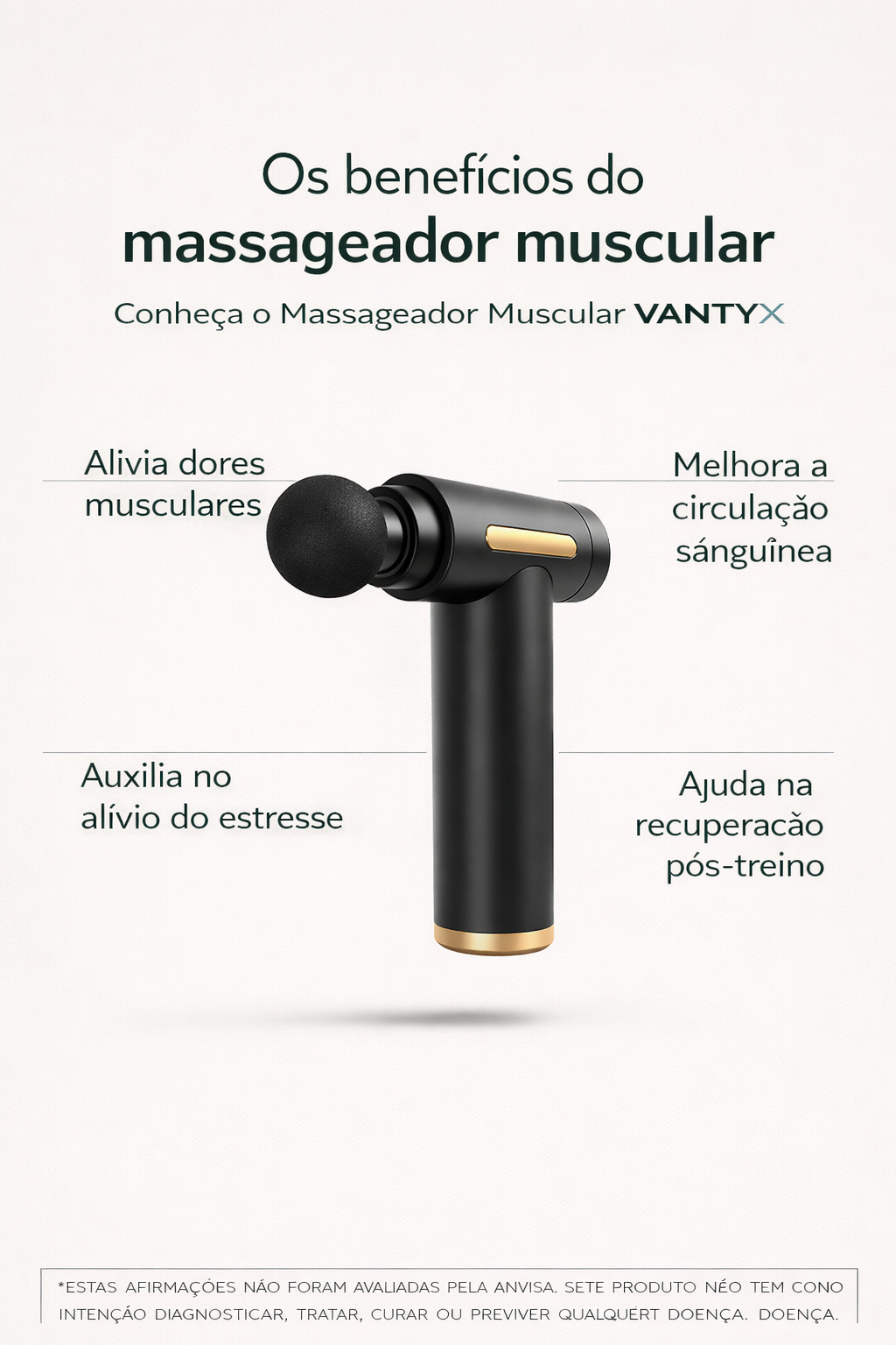 Vantyx Pulse™ – Massageador Muscular